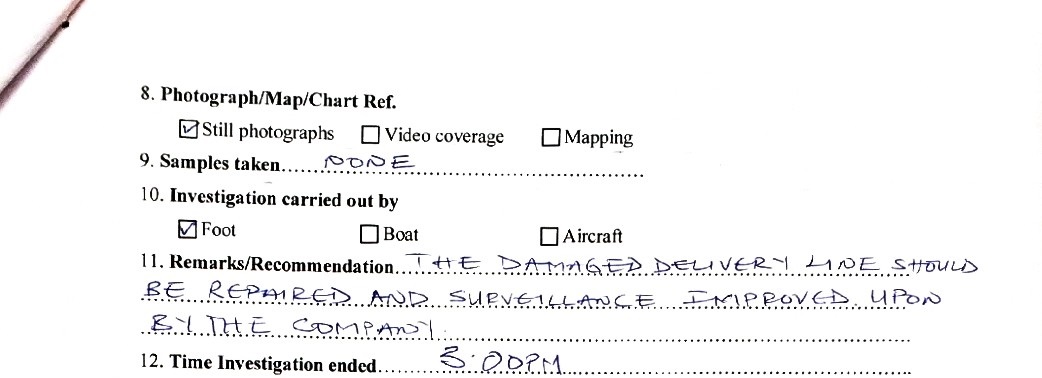 Incident evidence 7
